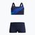Dětské dvoudílné plavky Speedo Hyperboom Butterfly Back peacoat/deep sapphire