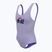 Dětské jednodílné plavky  Nike Multi Logo U-Back lilac bloom