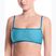 Horní díl plavek Nike Ripple Texture Bralette Classic Bikini bleached turquoise