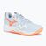Dámské volejbalové boty Mizuno Wave Momentum Pro blue finch/lava orange/flamingo coral