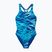 Dětské jednodílné plavky Speedo Hyperboom Print Medalist night watch/hyper teal