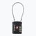 Visací zámek Samsonite Cablelock 3 Dial Tsa black