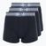 Pánské boxerky CR7 Basic Trunk 3 ks 2762 black