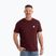 Pánské tričko Pitbull Small Logo dark burgundy