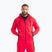 Pánská mikina Pitbull Dogwood Hooded Zip Sweatshirt fluo/red