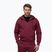 Pánská mikina Pitbull Sampson Hooded Zip Sweatshirt burgundy