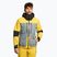 Pánská lyžařská bunda 4F žluto-šedá H4Z22-KUMN012