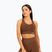 Fitness podprsenka Gym Glamour push up hnědá 373
