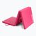 Skládací gymnastická matrace TREXO 180 x 60 x 5 cm pink