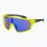 Dětské sluneční brýle GOG Flint matt neon yellow/black/polychromatic blue