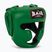 Boxerská helma RAJA BOXING Genuine Leather green