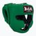 Boxerská helma RAJA BOXING Semi Leather green