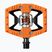 Crankbrothers Double Shot 2 oranžové/černé/oranžové cyklistické pedály