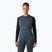Dámská termoakční mikina Helly Hansen Lifa Merino Midweight Graphic Crew navy nordic rose aop