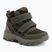 Dětská obuv Viking Footwear Track Mid 2V Waterproot olivová