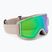 Lyžařské brýle  HEAD Contex green/sand/fmr blue green