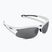 Cyklistické brýle Bliz Motion + S3 lesklá bílá/kouřově stříbrná zrcadlová