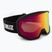 Lyžařské brýle Bliz Spark black/brown&red