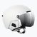 Lyžařská helma POC Obex Visor Hydrogen white matt/clarity u/partly sunny/silver