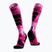 Lyžařské ponožky X-Socks Ski Expert Wild Otc x black/fluo pink