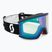 Lyžařské brýle SCOTT Ambit black/white/amp aurora green chrome