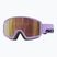 Lyžařské brýle SCOTT Trace Pro Compact Light Sensitive S1-3 sherbet purple/black/amp ls cinnamon chrome