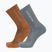 Ponožky Mammut Multisport Crew Socks 2 pack autumn larice/strata