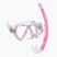 Dětská šnorchlovací sada  Mares Combo Zephir Junior pink/clear