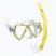 Dětská šnorchlovací sada  Mares Combo Zephir Junior yellow/clear