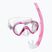 Dětská šnorchlovací sada  Mares Combo Seahorse pink/clear