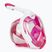 Plně obličejová šnorchlovací maska SEAC Magica white/pink