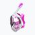 Dětská celoobličejová maska SEAC Magica White/Pink
