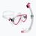 Potápěčská sada Cressi Estrella + Seal Dry clear/pink