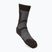 Mico Medium Weight Trek Crew Extra Dry šedé trekové ponožky CA03058