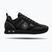 Boty EA7 Emporio Armani Black & White Suede triple black micropunch