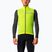 Pánská cyklistická vesta Castelli Squadra Stretch electric lime/dark gray