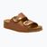 Dámské pantofle Scholl Montery 2 Straps Ad Med cognac