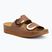 Dámské pantofle Scholl Montery 2 Straps Ad Med cognac