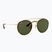 Sluneční brýle Ray-Ban Round Double Bridge arista gold/green g-15