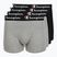 Pánské boxerky Champion Trunk Knit oxford grey melange/oxford grey melange/black
