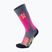 Dámské lyžařské ponožky UYN Ski All Mountain medium gray melange/pink