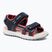 Juniorské sandály Geox Alben ocean blue/red