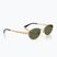 Sluneční brýle Ray-Ban RB3774D arista gold/dark green polarized