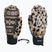 Dámské lyžařské rukavice Level Siberian Mitt pink brown