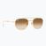 Sluneční brýle Ray-Ban RB3707 Polarized+ Lenses arista gold/brown