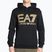 Pánská mikina EA7 Emporio Armani Train Logo Series Oversize Logo Hoodie Coft black