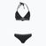 Dámské dvoudílné plavky EA7 Emporio Armani Logo Tape Bikini Triangle black