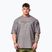 Pánské sportovní  tričko NEBBIA Washed-Off Heavyweight No Shortcuts light grey