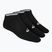 Běžecké ponožky  ASICS Ped 3 páry  black