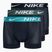 Pánské boxerky Nike Dri-Fit Essential Micro Trunk 3 páry modrá/navy/green